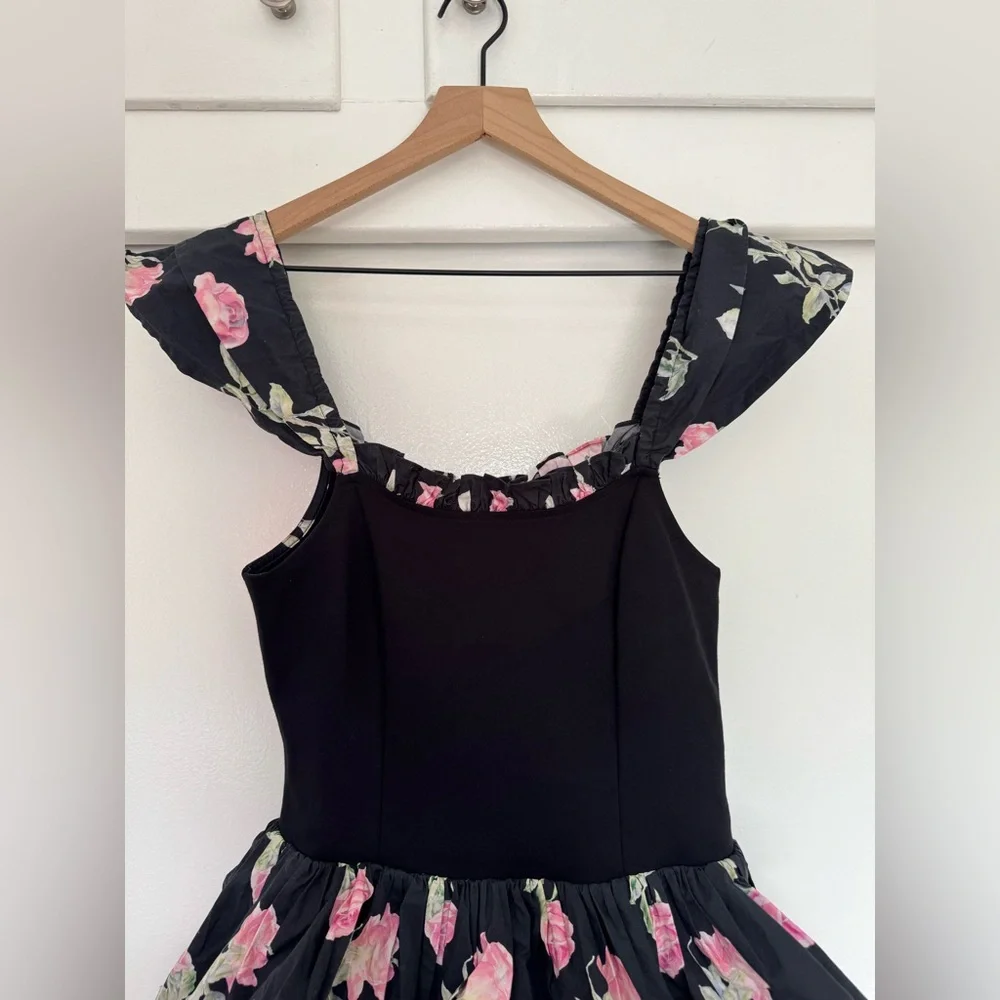 LoveShackFancy Sanam Floral Mini Dress - Picture 7 of 8